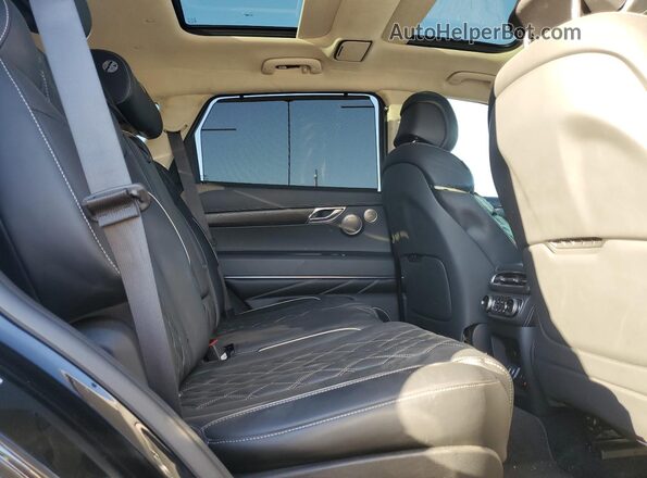 KMUHCESC3NU092474 2022 GENESIS GV80 Black Vista interior trasera