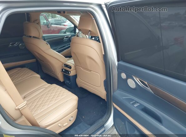 KMUHCESC7MU059458 2021 GENESIS GV80 Серебряный Вид наклейки с VIN-кодом