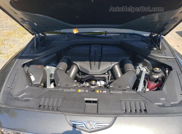 KMUHDESC9SU284863 2025 GENESIS GV80 Charcoal უკანა სალონის ხედი