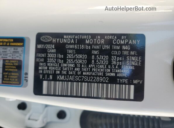 KMUJAESC7SU228902 2025 GENESIS GV80 Белый 