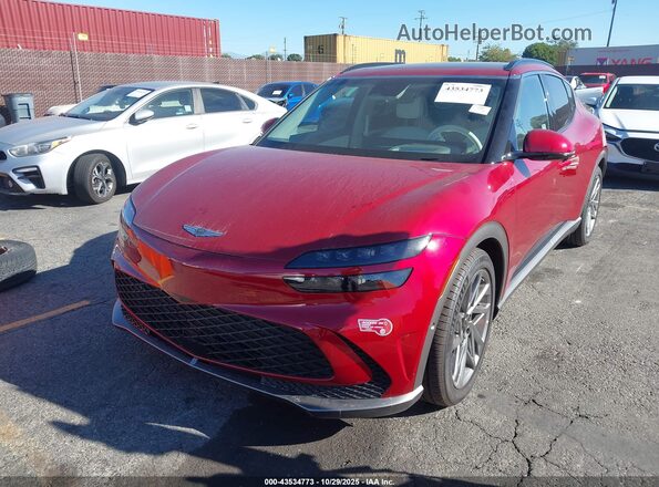 KMUKCDTC1PU018049 2023 GENESIS GV60 Red Przód lewy