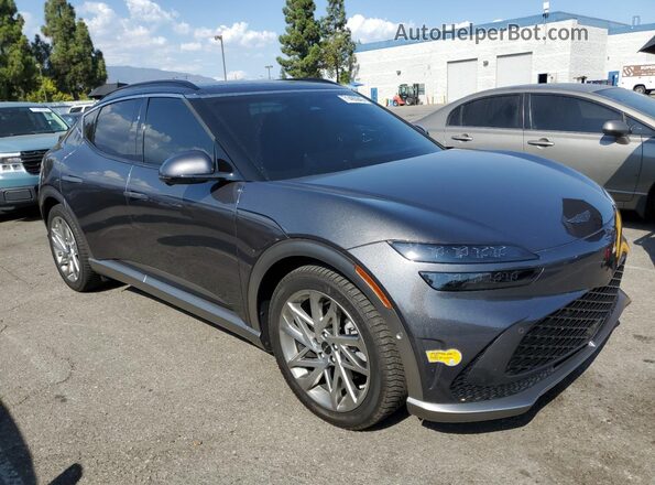KMUKCDTC6PU005961 2023 GENESIS GV60 Gray Front right