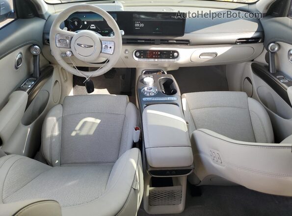 KMUKCDTC6PU014062 2023 GENESIS GV60 White წინა პანელის ხედი