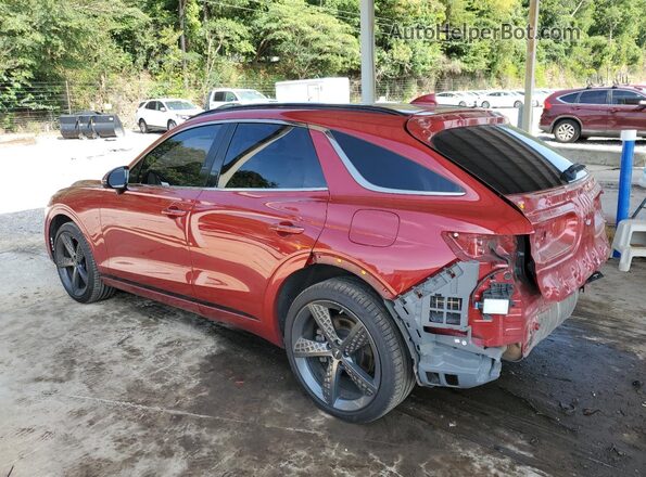 KMUMADTB2NU046655 2022 GENESIS GV70 Red Rear left