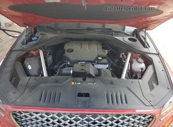 KMUMADTB2NU046655 2022 GENESIS GV70 Red Rear interior view