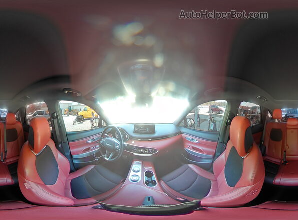 KMUMADTB2NU046655 2022 GENESIS GV70 Red VIN sticker view