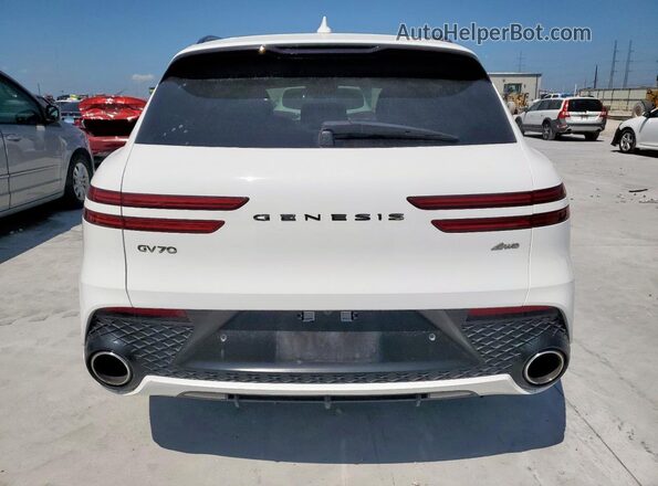 KMUMADTB2PU107361 2023 GENESIS GV70 White 