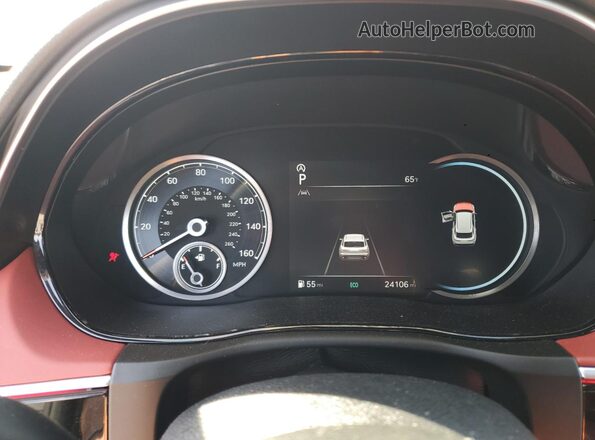 KMUMCDTC2NU028353 2022 GENESIS GV70 Серебряный Вид щитка приборов
