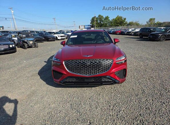 KMUMCDTC4NU012266 2022 GENESIS GV70 Burgundy წინა ხედი