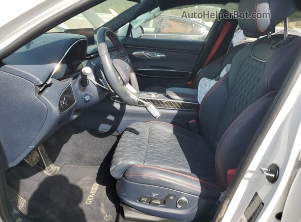 KMUMCDTC4PU100642 2023 GENESIS GV70 Белый Вид салона спереди