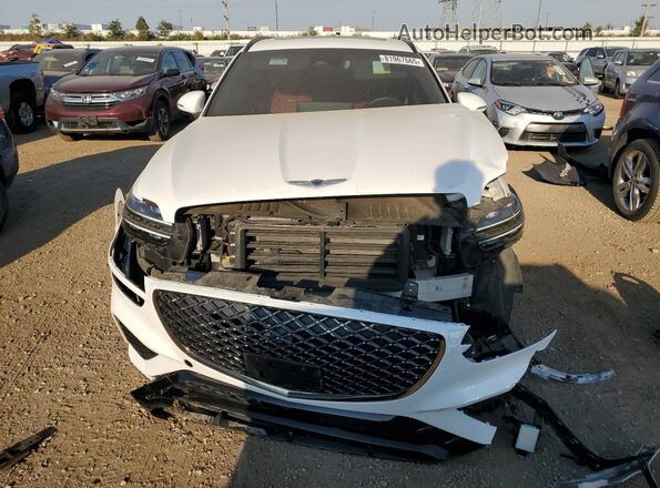 KMUMCDTC6NU041686 2022 GENESIS GV70 White Դիմացի տեսք