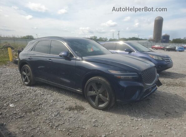 KMUMCDTC9NU040452 2022 GENESIS GV70 Blue Передня права чверть