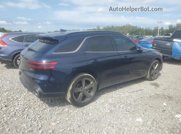 KMUMCDTC9NU040452 2022 GENESIS GV70 Blue Задня права чверть