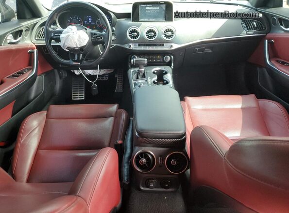 KNAE35LC3L6079971 2020 KIA STINGER Черный Вид панели приборов