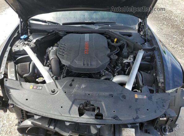 KNAE35LC3L6079971 2020 KIA STINGER Черный Вид задней части салона