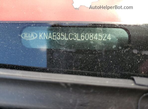 KNAE35LC3L6084524 2020 KIA STINGER Blue Շարժիչի բաժամունքի տեսք