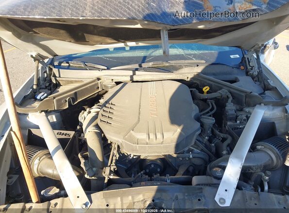 KNAE35LC3M6096724 2021 KIA STINGER Gray Вид ззаду