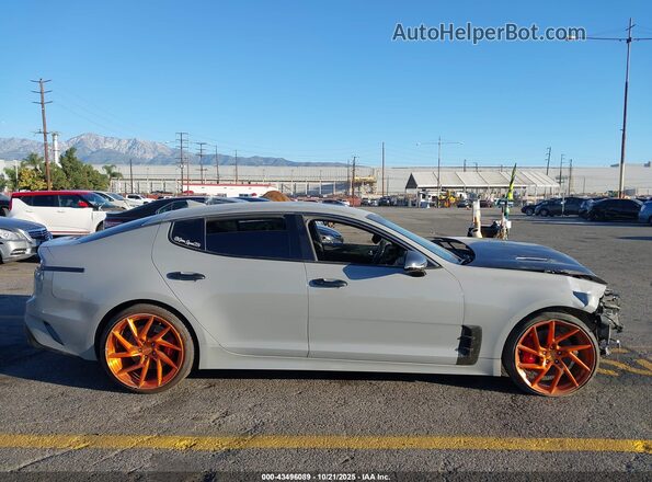 KNAE35LC3M6096724 2021 KIA STINGER Gray Панорамний вид салону 360°