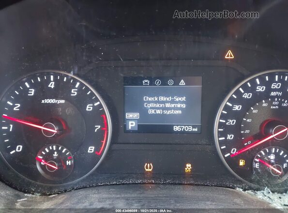 KNAE35LC3M6096724 2021 KIA STINGER Gray Вид задніх сидінь