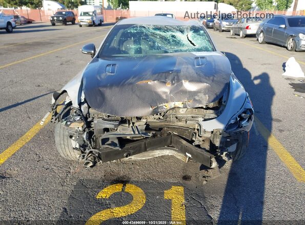 KNAE35LC3M6096724 2021 KIA STINGER Gray Вид задньої частини салону