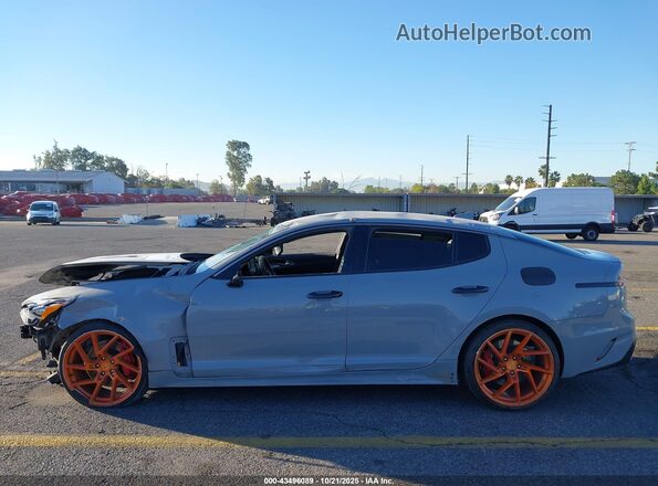 KNAE35LC3M6096724 2021 KIA STINGER Gray 