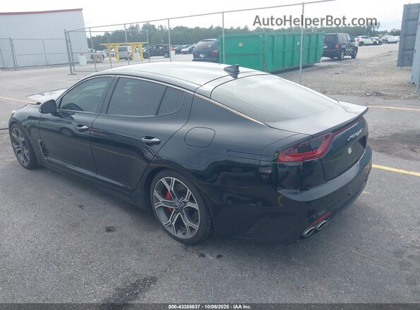 KNAE35LC7L6077866 2020 KIA STINGER Black Tył lewy