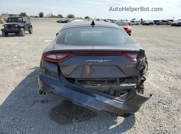 KNAE35LC7L6086986 2020 KIA STINGER Black Widok z tyłu