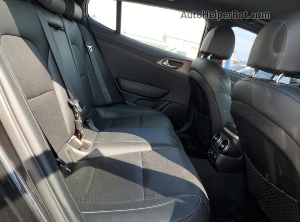 KNAE35LC7L6086986 2020 KIA STINGER Black Widok tylnych siedzeń
