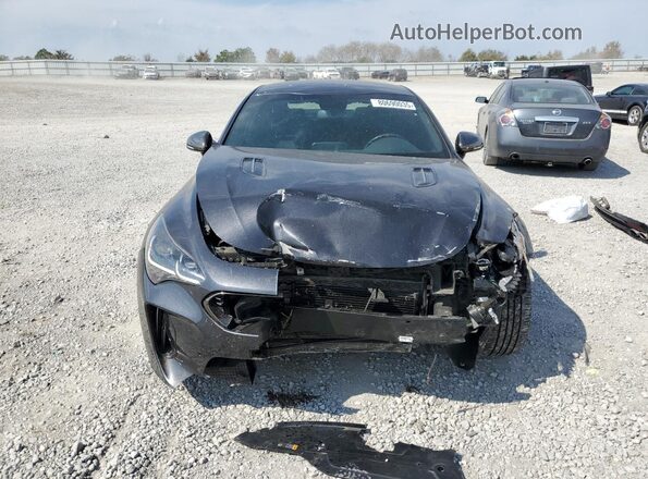 KNAE35LC7L6086986 2020 KIA STINGER Black Widok z przodu