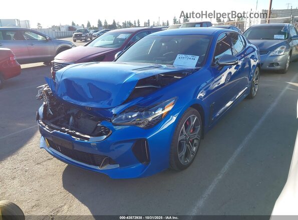 KNAE35LC8L6072773 2020 KIA STINGER Blue 