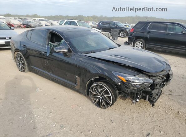 KNAE35LD3P6130948 2023 KIA STINGER Black Առջևի աջ