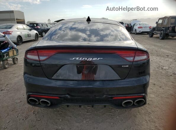 KNAE35LD3P6130948 2023 KIA STINGER Black Հետևի տեսք