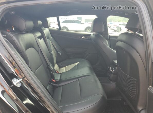 KNAE35LD9N6118915 2022 KIA STINGER Black Вид задніх сидінь