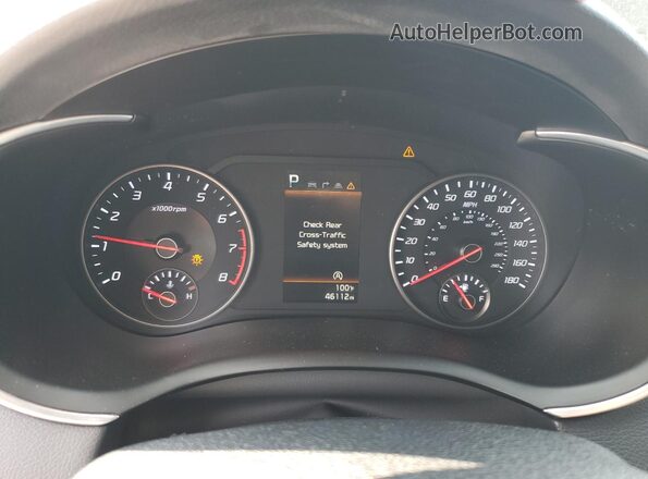 KNAE35LD9N6118915 2022 KIA STINGER Black Вид щитка приладів