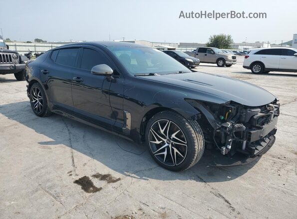 KNAE35LD9N6118915 2022 KIA STINGER Black Передня права чверть