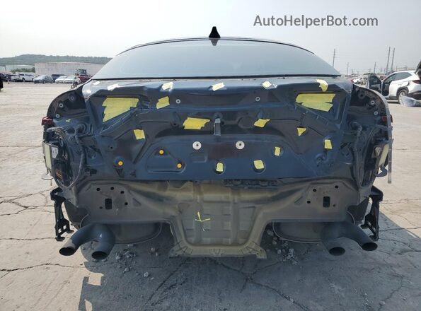 KNAE35LD9N6118915 2022 KIA STINGER Black Вид ззаду