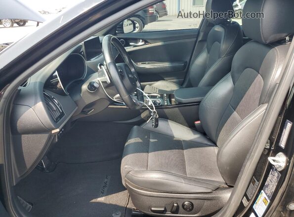 KNAE35LD9N6118915 2022 KIA STINGER Black Вид салону спереду