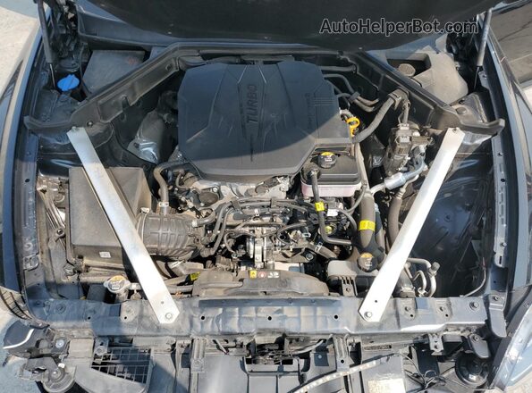 KNAE35LD9N6118915 2022 KIA STINGER Black Вид задньої частини салону