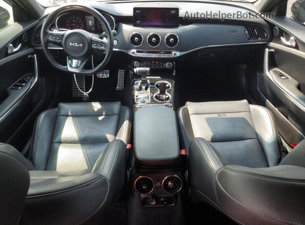 KNAE35LD9N6118915 2022 KIA STINGER Black Вид панелі приладів