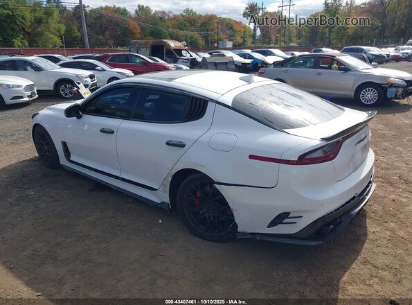 KNAE45LC2M6090281 2021 KIA STINGER White Widok z przodu