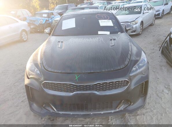 KNAE45LC3L6079403 2020 KIA STINGER Black Սարքավորումների վահանակի տեսք