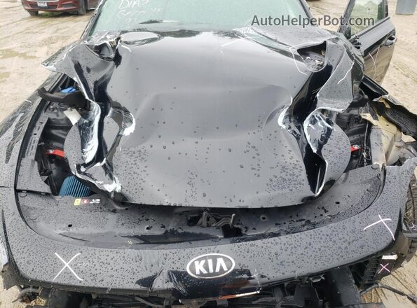 KNAE55LC1K6057864 2019 KIA STINGER Black უკანა სალონის ხედი