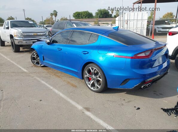 KNAE55LC2M6089757 2021 KIA STINGER Blue Tył lewy