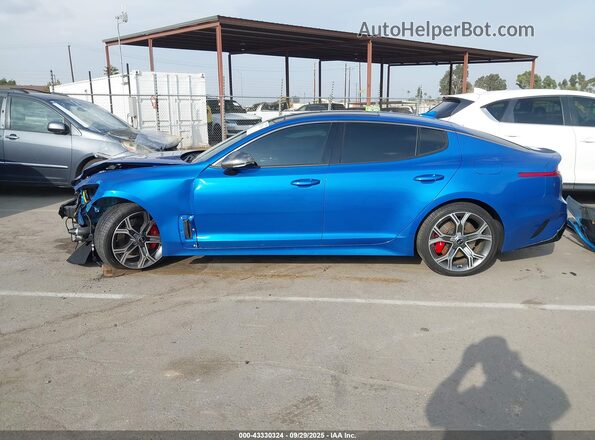 KNAE55LC2M6089757 2021 KIA STINGER Blue 