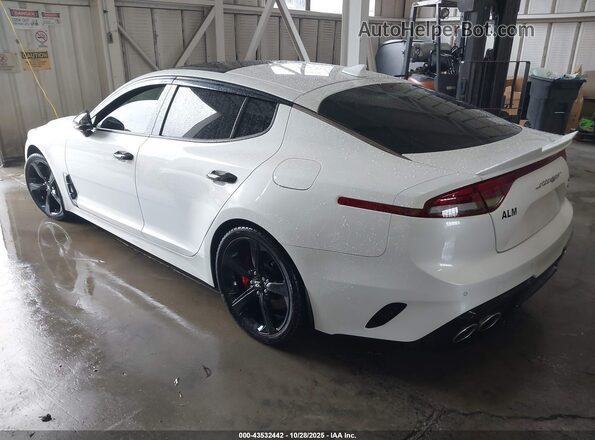 KNAE55LC2N6099156 2022 KIA STINGER Белый Задняя левая четверть