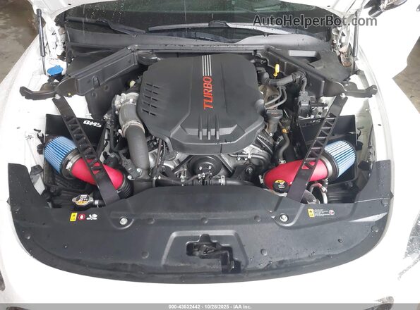 KNAE55LC2N6099156 2022 KIA STINGER Белый Вид сзади
