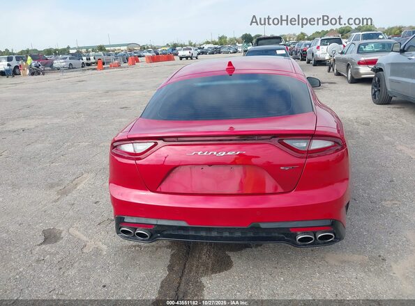 KNAE55LC4J6017678 2018 KIA STINGER Red 