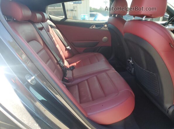 KNAE55LC6M6089857 2021 KIA STINGER Charcoal Вид задніх сидінь