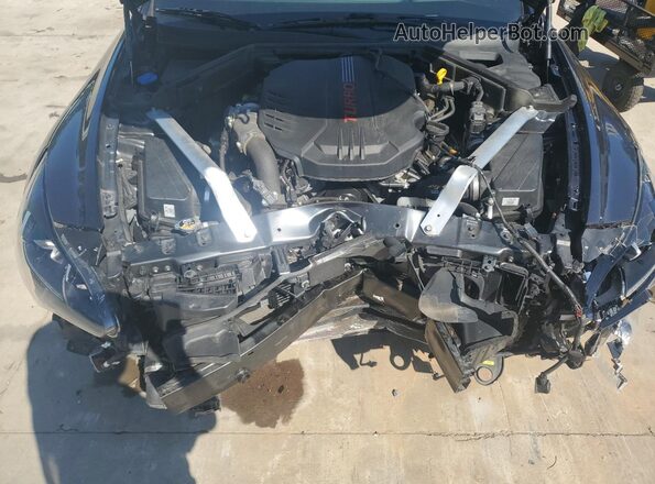 KNAE55LC6M6089857 2021 KIA STINGER Charcoal Вид задньої частини салону