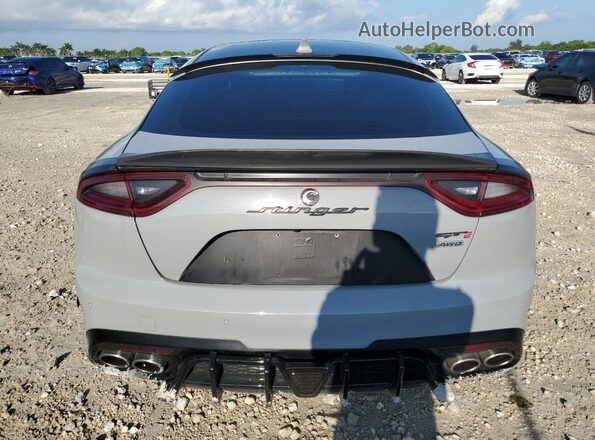 KNAE55LC7M6089849 2021 KIA STINGER Gray უკანა ხედი